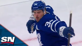 Maple Leafs’ Matthews Opens His Scoring Account On The Season With His 300th Career Goal