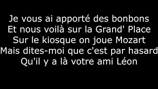 Jacques Brel - Les Bonbons (version 1964) - Paroles