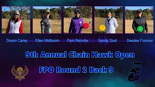 9th Annual Chain Hawk Open FPO Round 2 Back 9