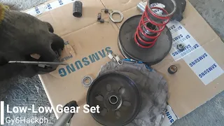 Clutch spring Dagdag Arangkada Paano mag set ng low gear sa CVT: Low-Low gear set by GY6hack