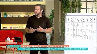 Semnificația numelui în funcție de inițială - cu numerolog Eduard Agachi