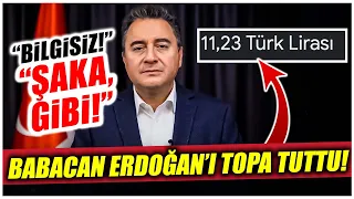 Dolar 11,23 TL oldu! Ali Babacan canlı yayında Erdoğan'ı topa tuttu! "BİLGİSİZ, ŞAKA GİBİ!"