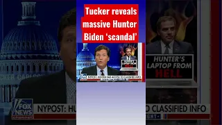 Tucker exposes shocking Hunter Biden information #shorts