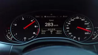 AUDI A7 3.0 biTDI 313hp Acceleration 200-299 km/h