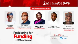 Positioning for Funding in 2023 & Beyond | NGO Development Series Webinar by Sterling One Foundation