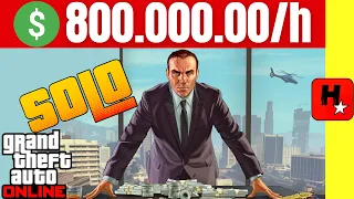 GTA V ONLINE COMO GANHAR DINHEIRO FÁCIL $800 MIL P/HORA SOLO