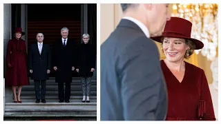 King Philippe and Queen Mathilde welcomed Swiss President and First Lady for State Visit