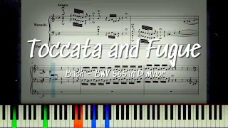 Toccata and Fugue in D minor - Bach | Organ Sheet Music