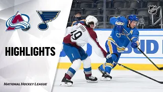 Avalanche @ Blues 4/24/21 | NHL Highlights