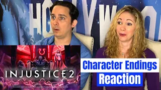 Injustice 2 All Character Endings Reaction