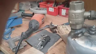 DIY mini sand blaster