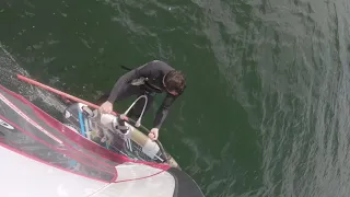 7 months out - back on the water WINDFOILING!