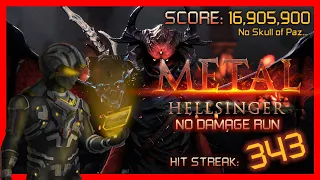 Metal: Hellsinger Demo | No Damage Run | 16,905,900 Score & 343 HIT STREAK!
