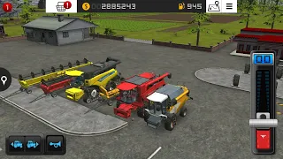 Fs16 Farming Simulator 16 - Canola Harvest with Different Harvester Timelapse #62