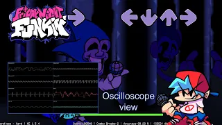 Friday Night Funkin Endless, but adapted to the original Sega Genesis sound chip [Oscilloscope view]