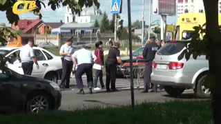 В ЖЕЛЕЗНОГОРСКЕ НА УЛ. ЛЕНИНА СБИЛИ ПЕШЕХОДА