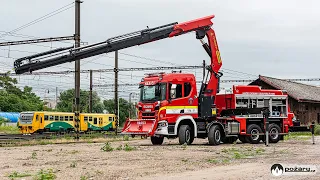 POŽÁRY.cz: Hasiči Správy železnic mají čtyři nové vyprošťovací Scanie, dodal jim je Kobit