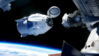 Blue Danube Docking of SpaceX Crew Dragon With Space Station