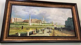 Петр Верещагин, картина «Вид на московский Кремль 1879 года от Софийской набережной».