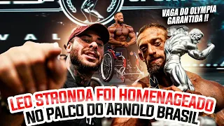 LEO STRONDA FOI HOMEAGEADO NO PALCO DO ARNOLD CLASSIC BRASIL !!!