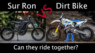 Sur Ron vs Dirt Bikes | Game's On