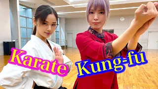 Kung-fu Girl and Karate Girl, "Kata" exchange!