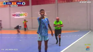 MELHORES MOMENTOS - CRUZEIRO 2 X 1 MAXIMUS - LIGA MARANHENSE  DE FUTSAL - SUB 15