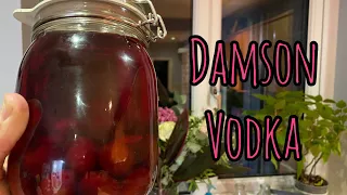 Making Damson Vodka at Home