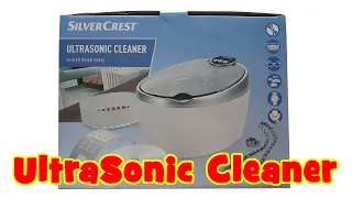 Silvercrest Ultrasonic Cleaner For Coins Jewellery Glasses CD DVD Blu Ray Discs etc - unboxing