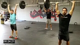 Rich Froning and Rory McKernan do Heavy Fran