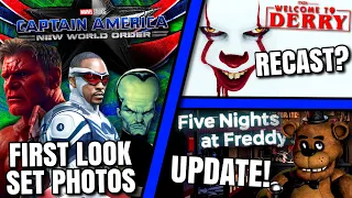 FNAF Movie Update, Pennywise Recast?, Captain America 4 Villain First Look & MORE!!