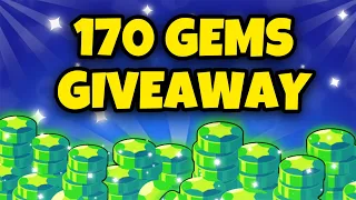 170 GEMS GIVEAWAY! 🎁 | Brawl Stars