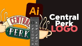 How to Draw the Central Perk Logo in Illustrator