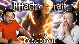 ARE YOU KIDDING ME?! Attack on Titan 2x6 REACTION! | "Warrior"