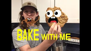Bake & Laugh w/me! How to Make Vegan Breakfast Cookies w/Side Show Bro Charles!! #withme #bakewithme