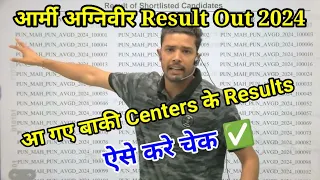 Army Agniveer CEE Result Out 2024 | Agniveer Army Result 2024 | Army all trade Result out 2024