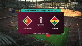 FIFA 23 - PORTUGAL VS GHANA | FIFA WORLDCUP QATAR 2022 | GROUP H | Full Match PS5 Gameplay | 4K