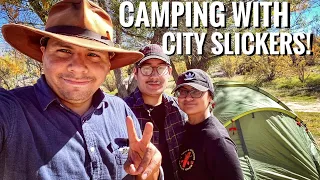 Taking My Friends Camping For the First Time! Chicken Tortilla Soup, Cowboy Coffee, Fishing