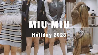 【Shopping Vlog】Miu Miuのホリデーコレクション【パックT事件】