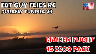 MAIDEN!4S PACK! DURAFLY TUNDRA V3  AWESOME PLANE! by Fat Guy Flies RC