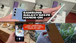 Samsung Galaxy S23 FE Hands On Impressions