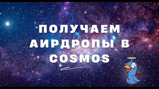 Как получать аирдропы в экосистеме Cosmos. Инструкция для получения ВСЕХ аирдропов