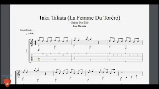 Joe Dassin - Taka Takata (La Femme Du Toréro) - Guitar Pro Tab