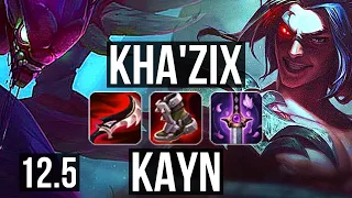 KHA vs KAYN (JNG) | 6/0/11, 2.2M mastery, Dominating | EUW Diamond | 12.5