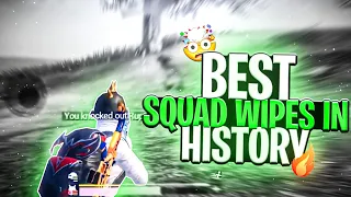 🤯BEST SQUAD WIPES IN HISTORY 🔥1V4 BEAST CLUTCHES @BloodrideOP @Seven7EyesYT @flymaxyt