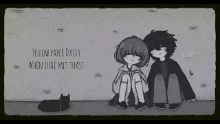 yellow paper daisy - when chai met toast