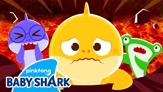 ⚠️ Mission! Cross the Bubbling Lava! | Baby Shark Kindergarten Stories | Baby Shark Official