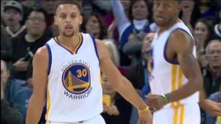 Stephen Curry Scores 17 Points in Three Minutes