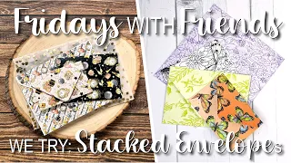 🔴 Friday with Friends - LIVE Crafting - Stacked Envelopes Happy Mail with @DannisDreams