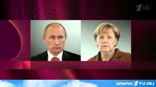 Владимир Путин и Ангела Меркель по телефону обсудили ситуацию на юго-востоке Украины